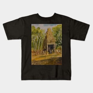 Sayan Temple Cambodia Kids T-Shirt